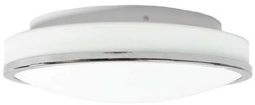 Lindby - Lyss Rotondo LED Plafoniera IP44 Ø34 Cromato Lindby