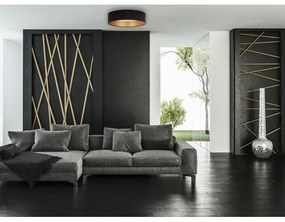 Brilagi - Plafoniera LED VELVET STAR LED/24W/230V d. 40 cm  nero/oro