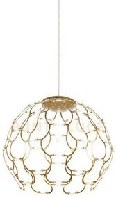 Lamoi lampadario a sospensione media rame d.60cm 2700k 8035lm 72w