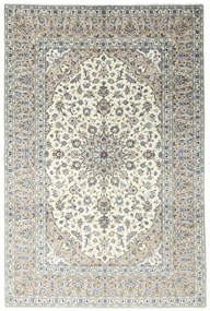 Kashan Tappeto 200x300 Beige (Iran) Annodato A Mano