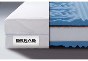 Materasso bifacciale in schiuma media/straordinaria 160x200 cm BonLife HARD - BENAB