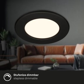 Briloner 7049015 - Faretto da incasso per bagno LED/6W/230V IP44 nero