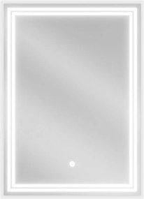 Mexen Taco specchio da bagno retroilluminato 50 x 70 cm, LED 6000K, antiappannamento - 9805-050-070-611-00