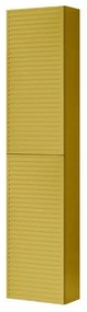Colonna per mobile bagno Pixel Stripes 2 ante P 27 x L 30 x H 160 cm laccato opaco giallo sole
