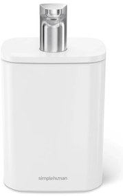 Dispenser di sapone in acciaio bianco 473 ml Pulse - simplehuman
