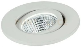 Incasso led polaris bianco in alluminio 3w 300lm 4000k 6,6x6,6x5,7c...