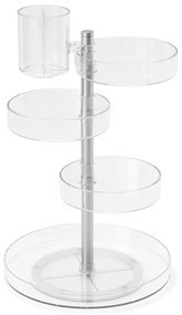 Organizer da bagno in plastica girevole per cosmetici Pirouette - Umbra