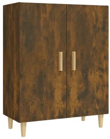 Credenza rovere fumo 70x34x90 cm in legno multistrato