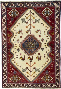 Gabbeh Tappeto persiano 110 x 160 Beige (Iran) Annodato A Mano