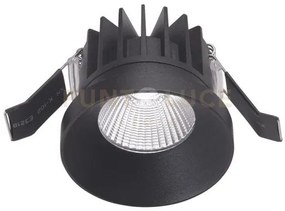 Gfa302- faretto da incasso in alluminio a led 3000k 650lm 9w d.7cm ...