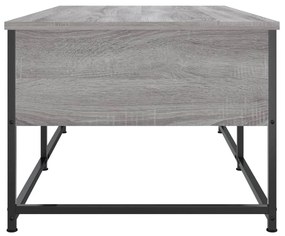 Tavolino da Salotto Grigio Sonoma 100x51x40cm Legno Multistrato