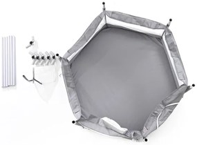 Recinto gioco 120 cm grigio