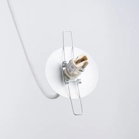 Sollux SL.1356 - Lampadario a sospensione con filo HYPERION 1xG9/8W/230V bianco