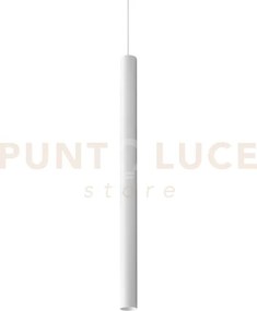 Look round sospensione 1 luce attacco gu10 bianco d.6x10cm
