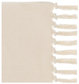 Tappeto lavabile crema con cotone 50x80 cm - Casa Selección