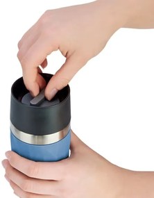 Tefal - Tazza termica 300 ml COMPACT MUG acciaio inossidabile/blu
