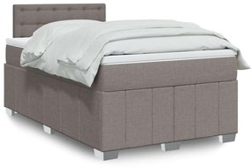 Giroletto A Molle Con Materasso Tortora 120x200 Cm İn Tessuto /