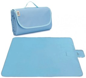 Coperta da picnic in blu chiaro 200 x 145 cm