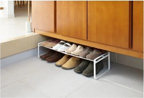 Scarpiera telescopica in metallo bianco Kobe - YAMAZAKI