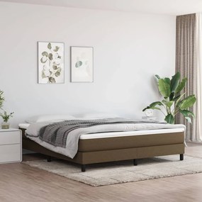 Materasso A Molle Insacchettate Marrone Scuro 160x200x20 Cm /