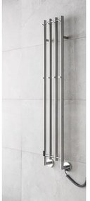 P.M.H. MO1SS-LK - Scaldasalviette elettrico MONA 93W/230V 153,3 cm IP44 in acciaio inox