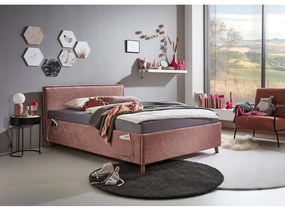 Letto per bambini rosa con contenitore 90x200 cm Fun - Meise Möbel