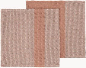 Set di 2 strofinacci in cotone organico Gano