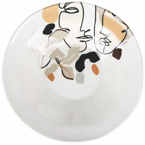 Insalatiera in ceramica , ø 39 cm Face to Grey - VDE Tivoli 1996