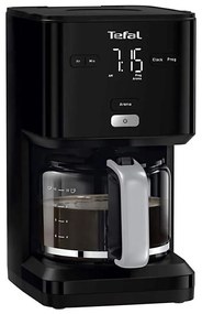 Tefal - Caffettiera a goccia con display LCD 1000W/230V nero