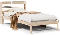 Letto senza Materasso 75x190 cm in Legno Massello Pino 3306525