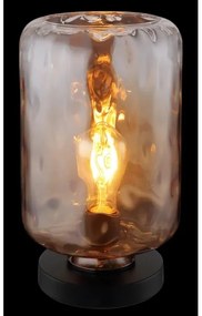Globo 16046TA - Lampada da tavolo DARINA 1xE27/60W/230V marrone