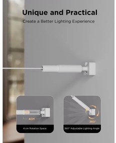 Govee - Striscia LED sospesa RGBICWW/36W/24V 4m Skyline Matter Wi-Fi