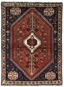 Shiraz Tappeto 160x120 Rosso (Iran) Annodato A Mano