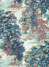 Sanderson Tapete Ancient Canopy - Forest Green