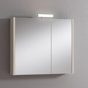 Pensile con luce Akira olmo rousseau L 80 x H 70 x P 15.5 cm