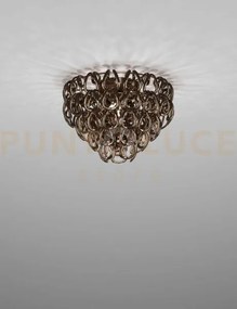 Giogali lampadadario a soffitto 40 cristallo bronzo e bronzo opaco ...