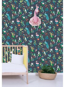 Carta da parati per bambini 10 m x 50 cm Birds Carnival - Lilipinso