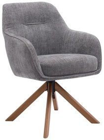 Set di sedie da pranzo grigia in imbottito 2 pz Avola – Unique Furniture