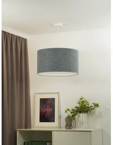 Duolla - Lampadario a sospensione con filo ROLLER ECO RECYCLING 1xE27/15W/230V diametro 45 cm verde