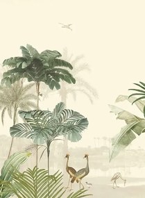 Eijffinger Wandbild Lush Lagoon Large - Warm White
