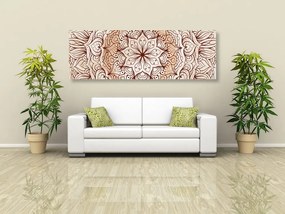 Quadro su tela – Mandala etnica astratta