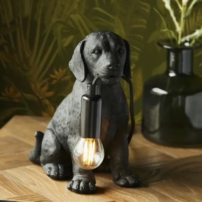 Endon 107365 - Lampada da tavolo PUPPY 1xE14/7W/230V nero