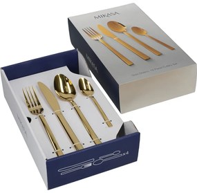 Set di posate in acciaio inossidabile da 16 pezzi in colore oro Mikasa Diseno - Kitchen Craft