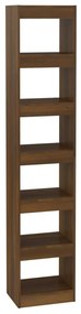 Libreria/divisorio rovere marrone 40x30x198 cm