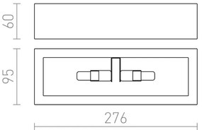 RED - Design Rendl - R10465 - Applique WIM 2xG9/40W/230