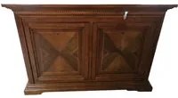 Madia credenza legno 2 ante 2 noce bassano l.160 p.53 h. 115