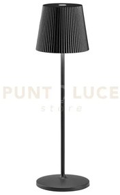 Gls055-  lampada ricaricabile a batteria nero a led 3000k 240lm 3w