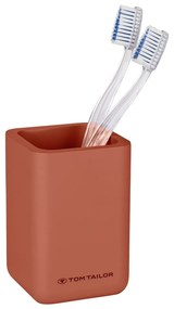 Portaspazzolino in poliresina arancione Tom Tailor T-Rounded – Wenko