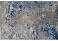 Tappeto ecrù e blu 290x200 cm Soho