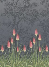 Little Greene Carta da parati Upper Brook Street - Minuit